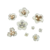 Nouveaux accessoires DIY pour sabots 2026 – Breloques détachables haut de gamme en plastique, série fleurs, décorations pour chaussures