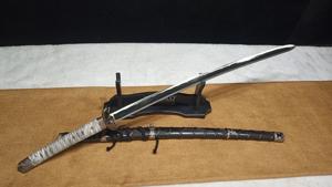 Popolare serie di giochi di ruolo con spada da 103cm Samurai nera demone Tai Chi - Product Image 3