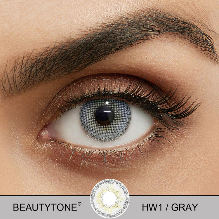 BeautyTone Hollywood серые линзы для глаз, мягкие линзы, оптовая продажа, Китай, очень дешевые косметические цветные контакты для глаз