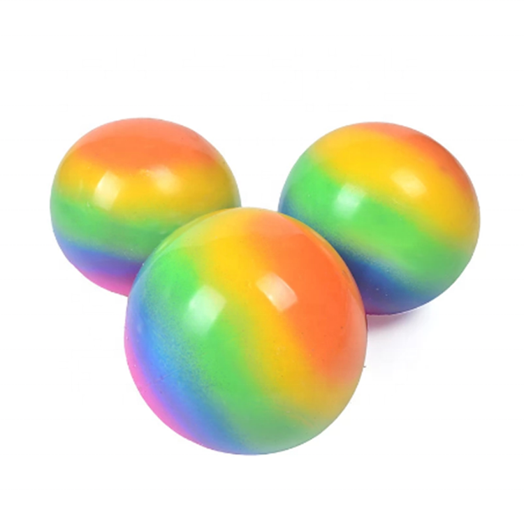 Суперзвезды из термопластичной резины, радуга, мячи для снятия стресса на заказ, игрушка для снятия стресса в сенсорные мяч