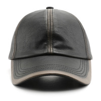 Gorra de Béisbol Unisex, Estilo Vintage, de PVC de Color Sólido, 6 Paneles, Transpirable, Impermeable, para Deportes al Aire Libre, Viajes, Protección Solar