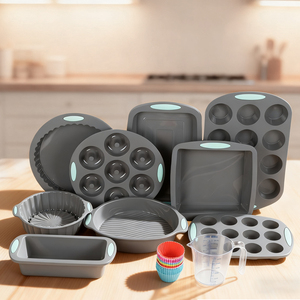 Juego de 54 Piezas de Moldes de Silicona para Hornear Incluye Moldes para Pasteles, Bandeja para Hornear, Molde para Donas y Muffins, Tazas Aptas para Lavavajillas, Herramientas de Repostería - Product Image 2