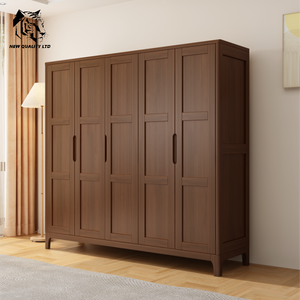 furniture factory low price customized <b>large</b> stock ready to ship storage <b>wardrobe</b> new design house furniture solid wood <b>wardrobe</b> - Product Image 6