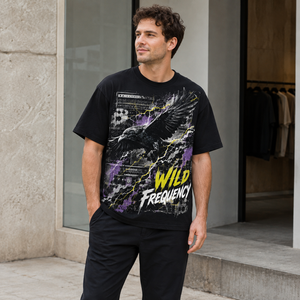 เสื้อยืดแข<span class=keywords><strong>น</strong></span>สั้นคอกลมพิมพ์ลายกราฟฟิตี้สตอร์ม เรเว<span class=keywords><strong>น</strong></span>ออกแบบศิลปะแ<span class=keywords><strong>น</strong></span>วสตรีทแบบกำห<span class=keywords><strong>น</strong></span>ดเอง SG20-001 - Product Image 6