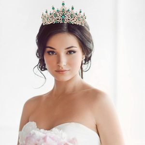 มงกุฎโลหะผสมขนาดใหญ่สำหรับการประกวดนางงามโลก งานแต่งงานสุดหรู - Product Image 6