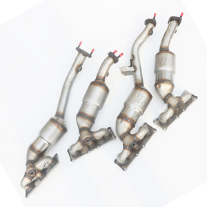 Collecteur d'échappement catalytique en acier inoxydable à haut débit, convertisseur catalytique à trois voies pour les séries Euro4 Euro5, nouveau, personnalisable - Product Image 6