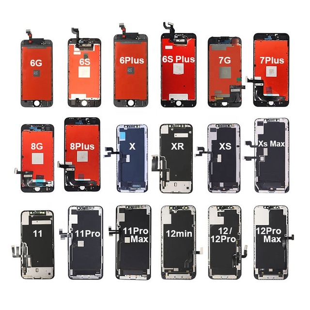 Wholesale Mobile LCD Screen for iPhone 5 6 7 8 Plus 1-Year Warranty