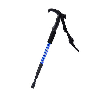 Bâton de randonnée télescopique en alliage d'aluminium BBD, 110 cm, quatre sections, pour la randonnée - Product Image 3