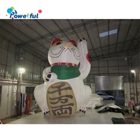 Chat porte-bonheur gonflable géant Maneki Neko pour la publicité