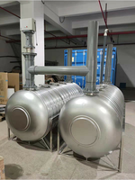 Citerne septique portable en acier inoxydable pour biogaz, production quotidienne de 1 m³, pour usage domestique, installation facile