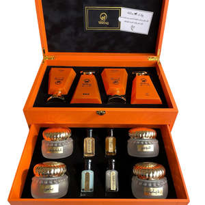 Caja de botella de Perfume de madera de lujo <span class=keywords><strong>MDF</strong></span> personalizada, conjunto de cosméticos, estuche de cuero PU para reloj de Perfume, productos para el cuidado de la piel, aceites esenciales - Product Image 5