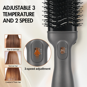 <span class=keywords><strong>Spazzola</strong></span> ad Aria Calda a Doppio Voltaggio 1200W, Ceramica con Ioni Negativi, per Lisciare e Volumizzare, Asciugacapelli Elettrico - Product Image 4