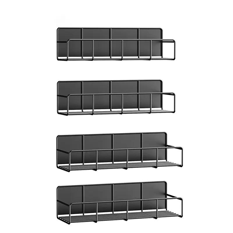 4-teiliges Set Magnetisches Gewürz regal Kühlschrank Seiten regal Gewürz Platzsparendes Küchen organisator regal mit Papier handtuch halter