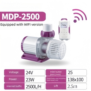 Bomba de agua inteligente MDP3500 almacenada para pecera <span class=keywords><strong>acuario</strong></span> DC24V caja controladora de <span class=keywords><strong>pantalla</strong></span> LCD de plástico de lujo sumergible ultrasilenciosa - Product Image 6