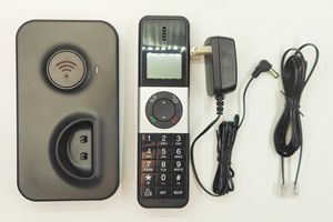 Téléphone sans fil Dect D1002 avec haut-parleur Téléphones fixes avec haut-parleur sans fil Prend en charge 16 langues - Product Image 5