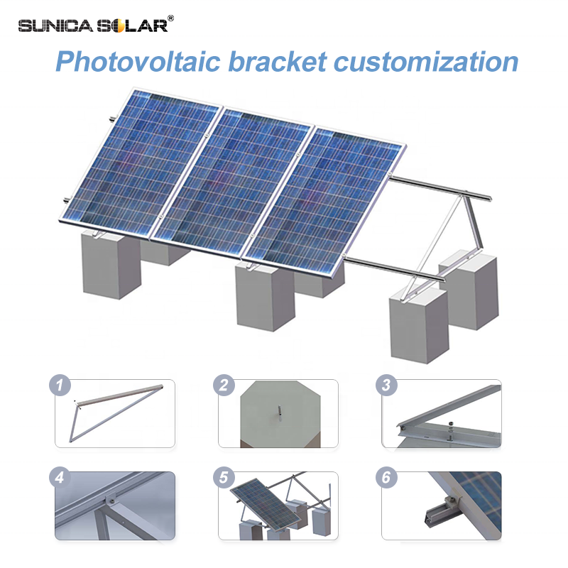 SUS 304 Solar Panel Bracket Aluminum Alloy Solar Roof Hook