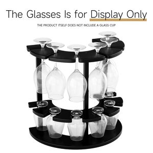 Support de rangement et de séchage en bois pour verres à whisky, verres à vin à pied et verres à bourbon <span class=keywords><strong>Glencairn</strong></span> - Product Image 4