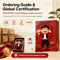 Figurines d'action en plastique personnalisées OEM Weimeitoy, série Oriental Leisure Cultivate Mind, mini-figurines en PVC, boîte mystère, cadeau pour la vente au détail