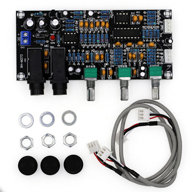 XH-M273 Microphone Amplifier Board Audio Amplifier Module DC12-24V