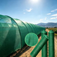 30%-95% schaduwpercentage, heavy-duty HDPE draagbaar opvouwbaar gaas voor tomatenkwekerij, koeling, landbouw schaduwnet voor buiten