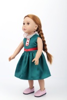 Accessoires de robe pour poupée Black Horse de 18 pouces, vêtements pour filles, polyester, certifié ASTM F963/EN71, échelle 1:4, directement de l'usine