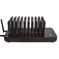 Dispositif de radiomessagerie vibrant sans fil étanche à chaud 300 Mah avec 20 téléavertisseurs de caboteur pour système de radiomessagerie d'appel de bar de café d'invité