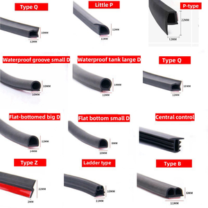 Tira de Sellado de Goma Autoadhesiva Universal Tipo P/Z/D/B, Insonorizante, Reductora de Ruido, para Autos y SUV - Product Image 5