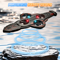 Avion RC en mousse EPP avec figures 3D, décollage à une touche, drone à détection gestuelle, aéronef télécommandé Flying Sword pour enfants et débutants