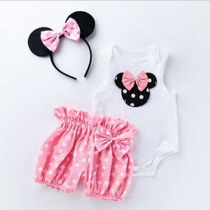 Ropa de Bebé Recién Nacido, Conjunto de Mameluco y Pantalón para Bebé Niña, Ropa de Bebé Recién Nacido - Product Image 2