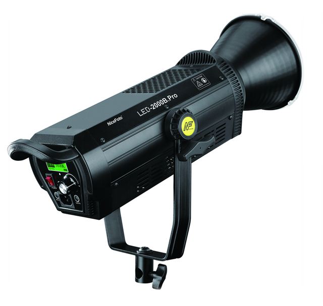 LED-2000B.Pro NiceFoto 200W Daylite 5600K LED Video Light Stage Party Lighting Equipment Professional