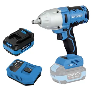 Impact Power Wrench Galaxia 20V Draadloze Borstelloze 600N. M Modus 4-Speed Variabele Snelheid Lithium-Ion Led Licht Slagmoersleutel