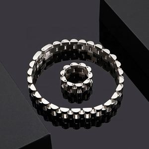 Bracelets pour hommes en acier inoxydable, politique de prix progressifs, grossistes, production sur mesure, cadeau de vacances pour femmes, placage sous vide - Product Image 4