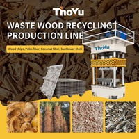 Presse à palettes industrielle pour balles de riz et déchets de bois - Solution d'exportation sans fumigation