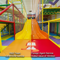 Équipement de terrain de jeu intérieur sur le thème de la jungle personnalisé, jeux souples écologiques pour parc d'attractions commercial, certifié CE ISO