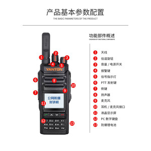 Walkie Talkie a Prueba de Explosiones Yanton T-18ex 4G, Intercomunicador de Red Pública para Plantas Químicas y Minas de Petróleo - Product Image 3