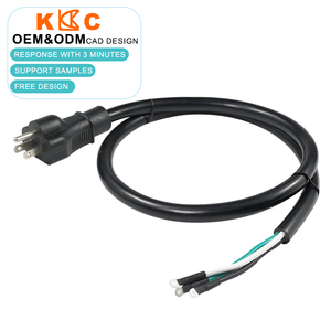 Câble d'alimentation NEMA 5-15P vers fil de borne - Cordon d'alimentation CA avec fil nu à extrémité ouverte - Product Image 4
