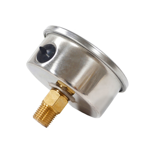 Dubbele digitale 0-140psi Bourdon-buis vloeistofdrukmeter roestvrij staal 304 behuizing model YZ-63 1 jaar garantie aanpasbaar - Product Image 2