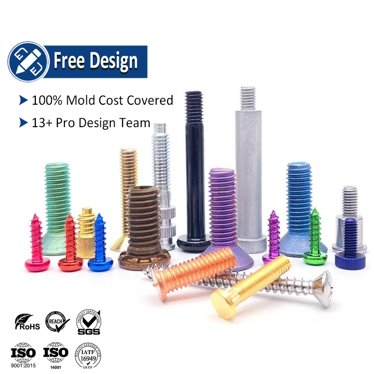 Wholesale Machine Screw Aluminum Anodized Multi