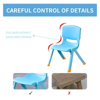 Chaise d'enfant empilable en plastique PP, prix usine, capacité 72 kg, pour salle de classe, garderie, sièges scolaires robustes