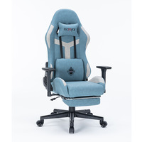 Nouveau matériau siège plus grand et plus large chaise de course d'ordinateur Sillas à dossier haut chaise de jeu ergonomique réglable