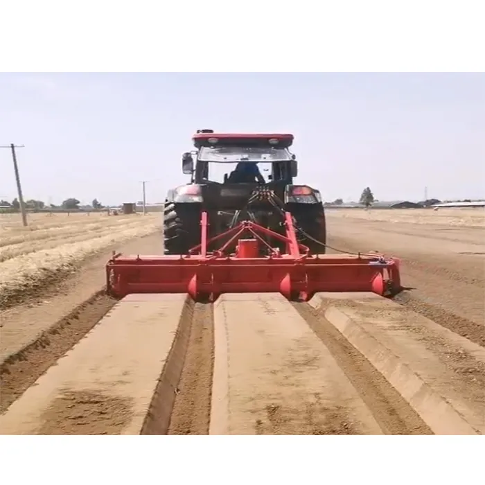 Abridor de Tractor agrícola, 3 puntos, 1, 2, 3, 4 filas, máquina de arado Ridger Ridging, máquina para hacer crestas montada en tractor, formador de cama