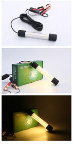 12V IP68 15W LED Vislampen Geel Blauw Groen Wit 5M Onderwater Vis Aantrekkende Nachtlamp voor Boten & Aquarium - Product Image 3