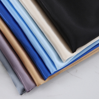 Satin pour la confection de vêtements en gros, personnalisation de pyjamas, tissu d'emballage, tissu décoratif, tissu de mariage, doublure de costume