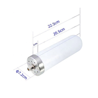 Antenne cellulaire omnidirectionnelle verticale extérieure 4G/5G LTE/GSM Station de base large bande 698-6000MHz 10dBi Signal de téléphone portable