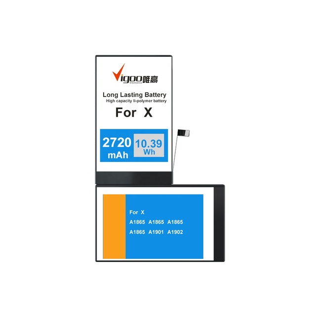 Mobile Phone Battery High Capacity Battery for Phone X A1865 A1901 A1902