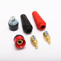 Rouge et Noir Chinois de Câble De Soudage De Type Adaptateur DKJ-70