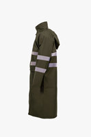 Manteau à capuche réfléchissant imperméable pour hommes femmes Long Trench imperméable coupe-vent respirant écologique léger Design