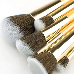 Pinceaux de maquillage YRX de haute qualité, individuels, avec manche coloré, poils denses, personnalisables, ensemble de pinceaux de maquillage scintillants - Product Image 6