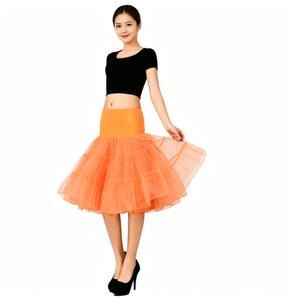 Jupe Tutu Princesse pour Femme, Jupe de Danse Ballet en <span class=keywords><strong>Tulle</strong></span> Superposé, <span class=keywords><strong>Jupon</strong></span> Gonflant pour Fête, Cosplay Hippie, <span class=keywords><strong>Jupon</strong></span> Mignon - Product Image 3