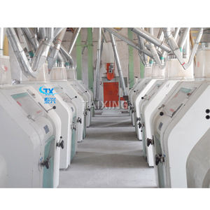 Usine complète de mouture de maïs électrique 50t/24h automatique avec dégermeur et moulin à rouleaux pour la farine d'ugali - Product Image 5